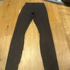 lululemon align logo leggings size 2